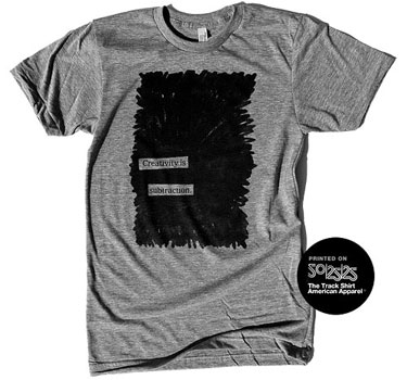 Newspaper Blackout T-shirt