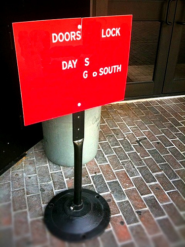 doors lock, days go south