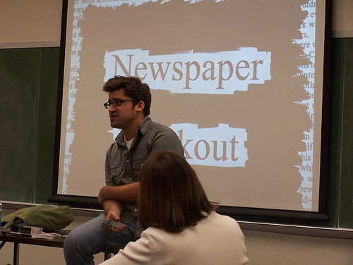 BLACKOUT POETRY WORKSHOP AT ANGELO STATE