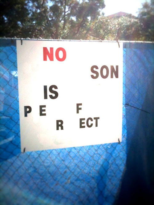 no son is perfect
