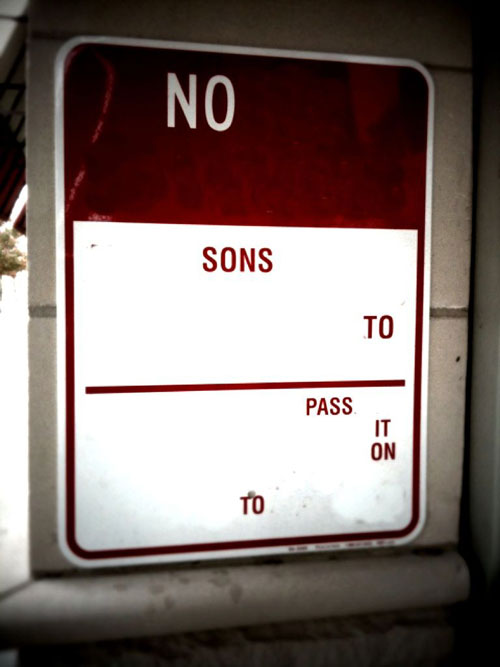 no sons to pass it on to