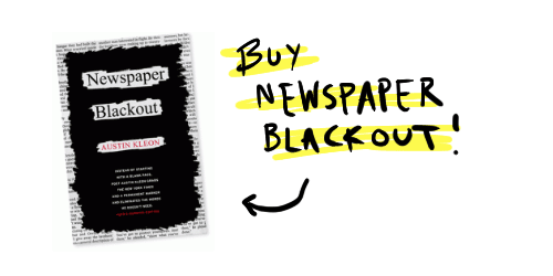 Buy newspaper blackout