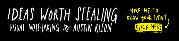 Ideas Worth Stealing: Visual Note-Taking by Austin Kleon