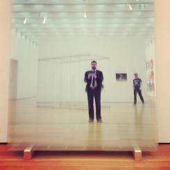 Self-portrait at the High Museum