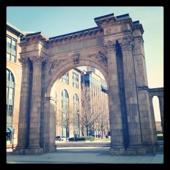 the arch from the old Union Station