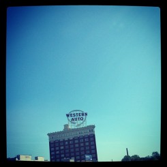 Western Auto sign in KC