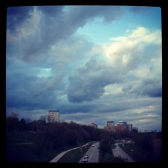 Loved the Milwaukee clouds