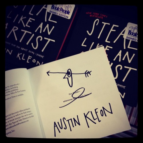 Signed copy of Steal Like An Artist